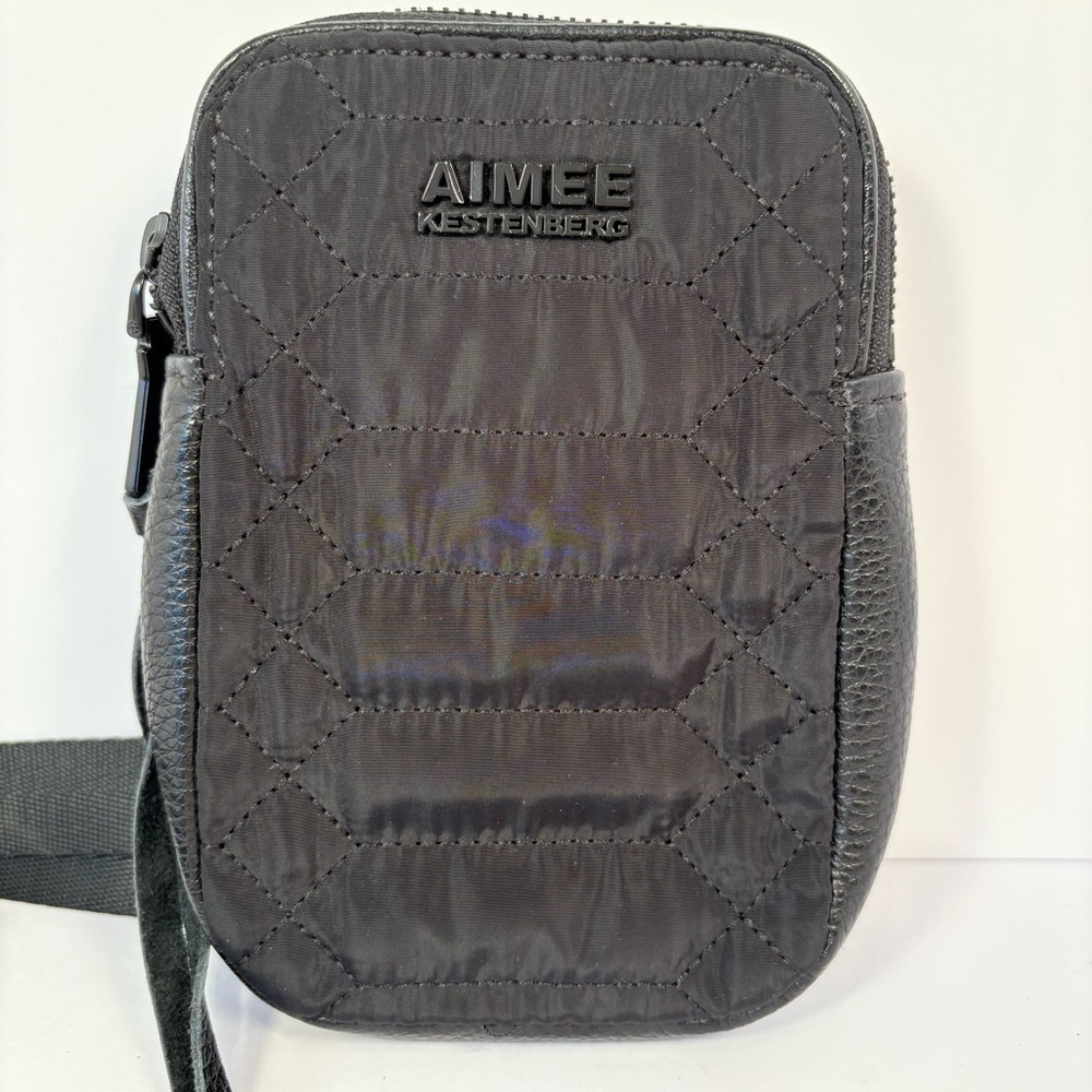 Aimee Kestenberg Quilted Stadium Nylon Crossbody Bag